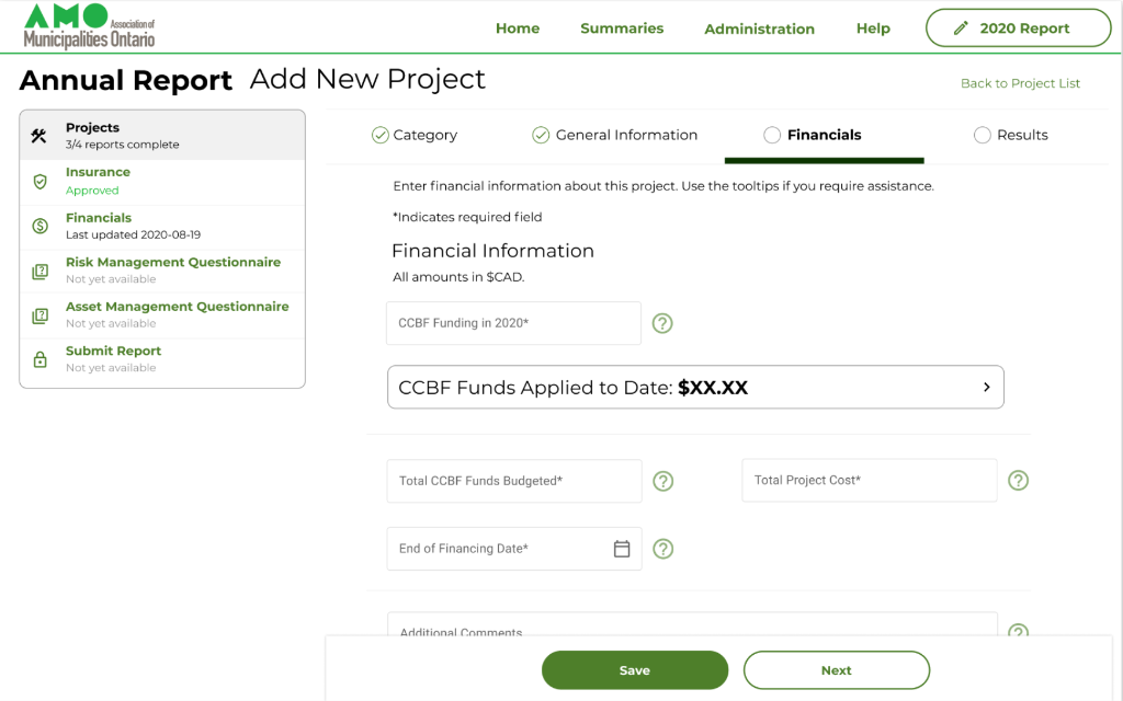 Financial Reporting